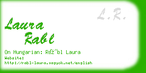 laura rabl business card